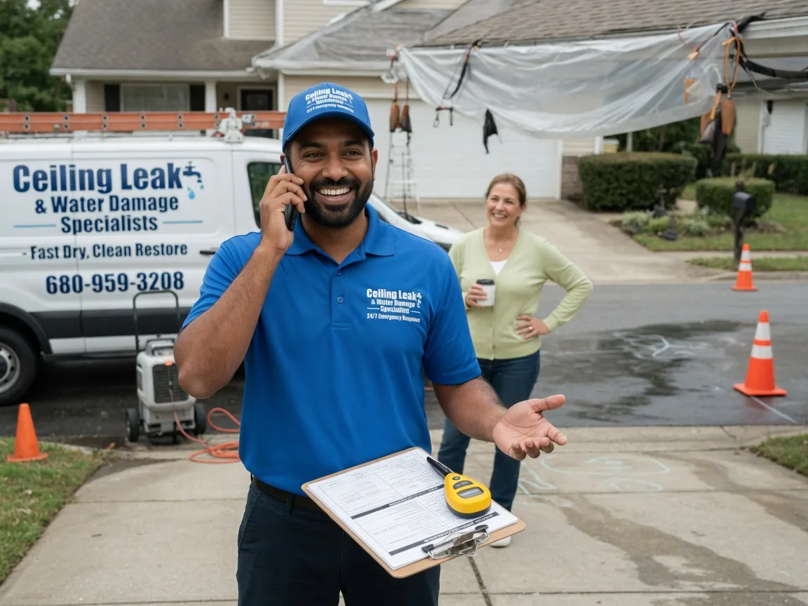 Ceiling Leak Cleanup Grand Coteau, LA FAQs